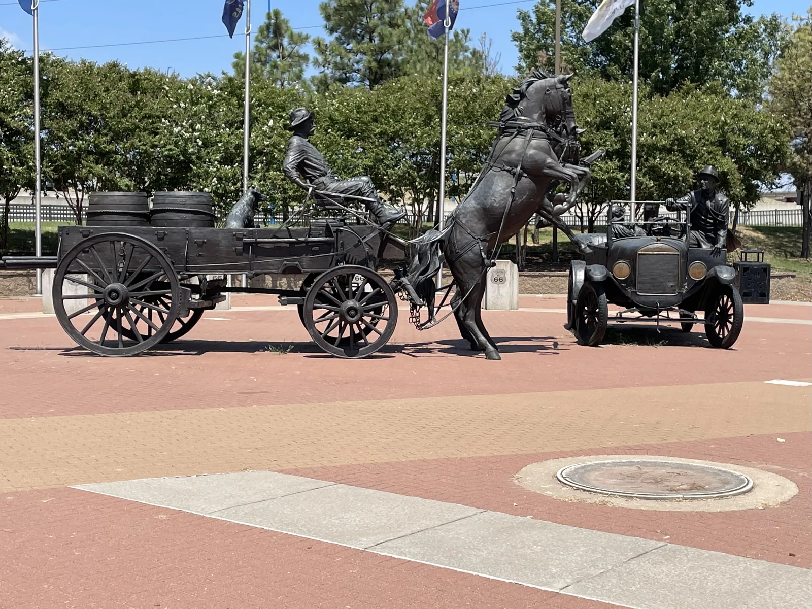 Tulsa - Cyrus Avery Centennial Plaza - Route 66