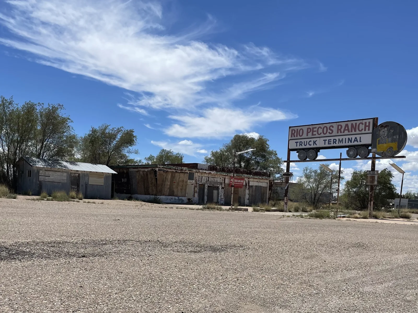 Santa  Rosa - Rio Pecos Ranch truck terminal